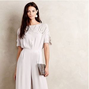 Lavender Embroidered Jumpsuit